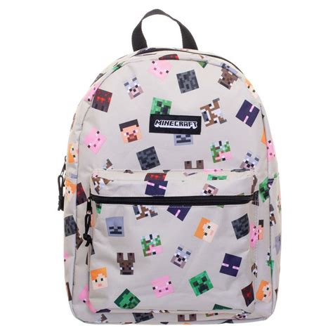 Minecraft Characters 16" Backpack #Minecraftkids #Backpack | Minecraft backpack, Backpacks for ...