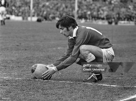 Wales's fly-half Barry John. John is considered by many to be the... News Photo - Getty Images