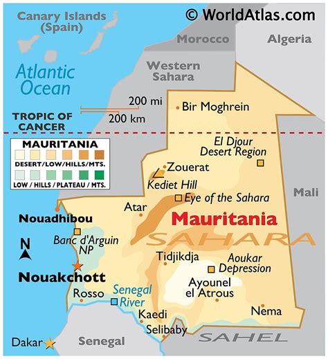 Mauritania Maps & Facts - World Atlas