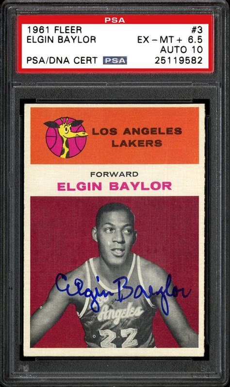 Elgin Baylor | PSA AutographFacts℠