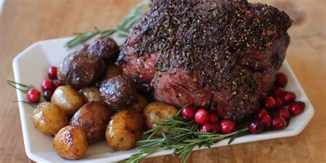 Rosemary-Pepper Roast Beef With Butter Potatoes | Oregonian Recipes