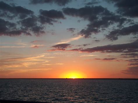 Lake Erie Sunset stock photo. Image of sundown, evening - 541814