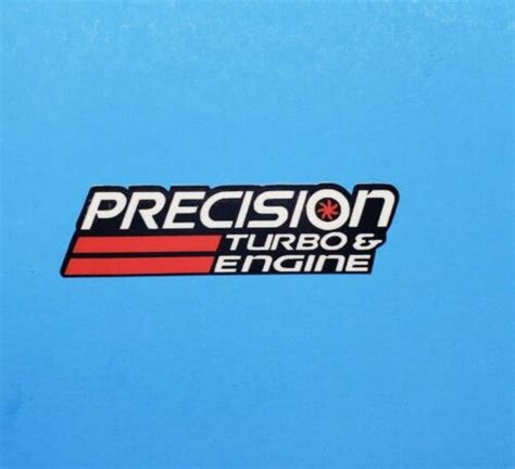 Precision turbo Decal sticker boost car truck racecar forced induction ...