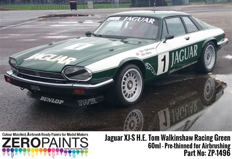 Jaguar XJ-S H.E. Tom Walkinshaw Racing Green Paint 60ml | ZP-1496 | Zero Paints