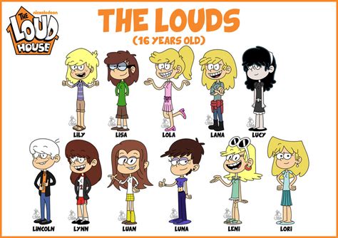 The LOUD siblings (16 years old) by C-BArt on DeviantArt