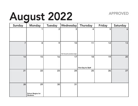 Howard County Public Schools Calendar 2022-2023 in PDF