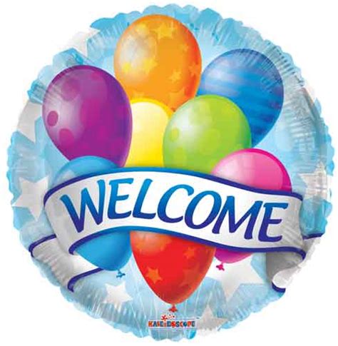 Welcome Banner & Balloons Foil Balloons