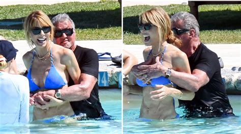 Sylvester Stallone packs on PDA with wife Jennifer Flavin in Italy ...