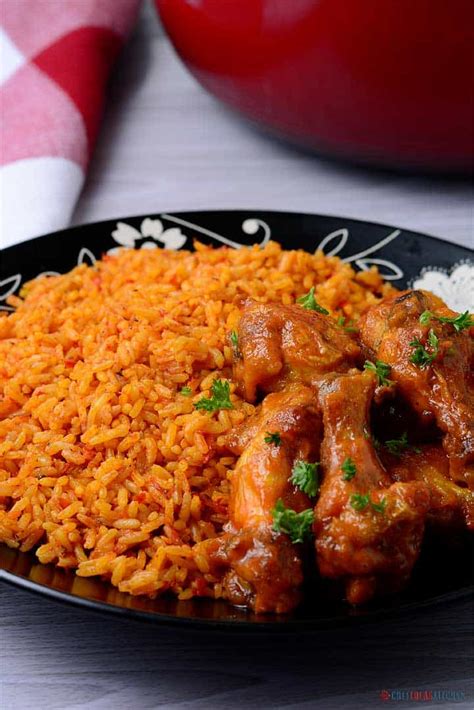 Nigerian Jollof Rice | How to Prepare Jollof | Chef Lola's Kitchen (Video)