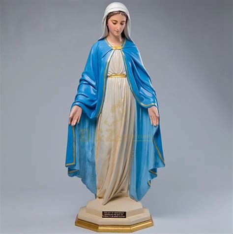 Mother Of God Christmas Decoration Resin Virgin Mary Statues