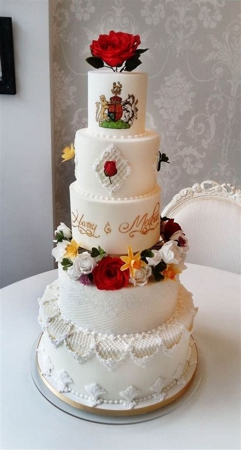 Royal wedding cake inspired by prince Harry & Meghan wedding/ Gâteau de ...