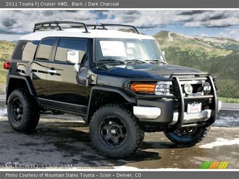 Black - 2011 Toyota FJ Cruiser 4WD - Dark Charcoal Interior | GTCarLot.com - Vehicle Archive ...