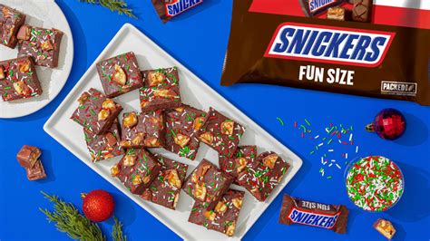 SNICKERS Holiday Chocolate Fudge