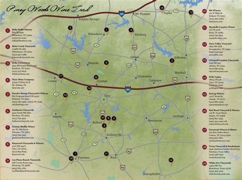 Piney Woods Wine Trail | Texas Uncorked - Texas Hill Country Wine Trail ...