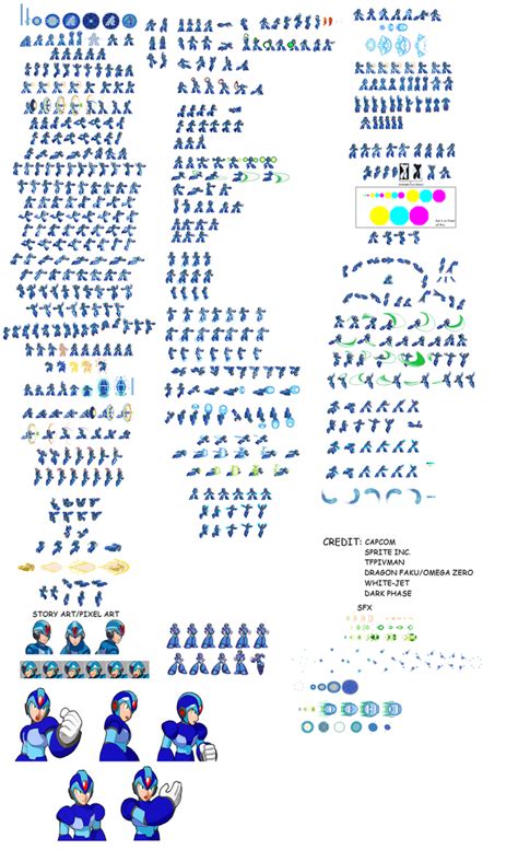 Ultimate Megaman X Sprite Sheet