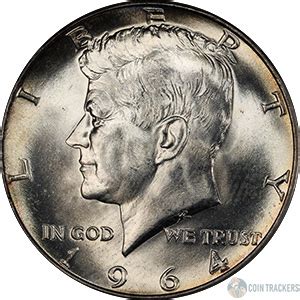 1964 Kennedy Half Dollar Value | CoinTrackers