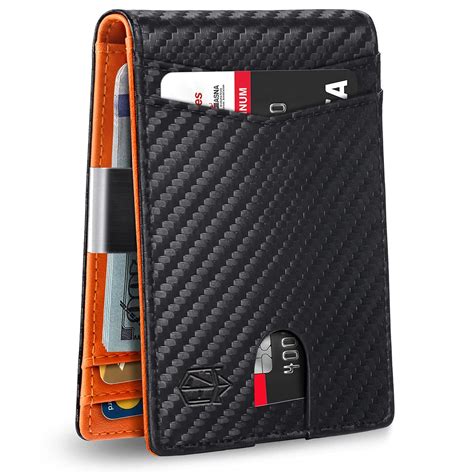 Mens Slim Wallet Larger Capacity with 12 Slots RFID Blocking Minimalist Bifold Front Pocket ...