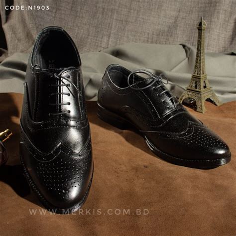 Black Formal Shoes For Men | Formal Finesse | Merkis