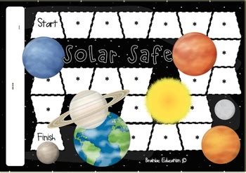 Solar System Blank Board Game (EDITABLE) by Brainiac Education | TpT