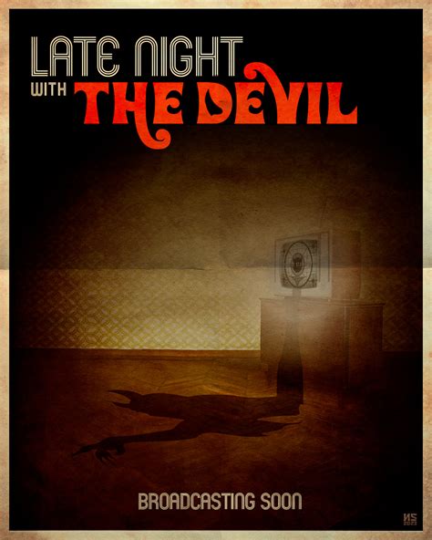 Late Night With The Devil | Poster By NSFX Studios