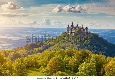 Aerial View Famous Hohenzollern Castle Ancestral Stock Photo (Edit Now ...