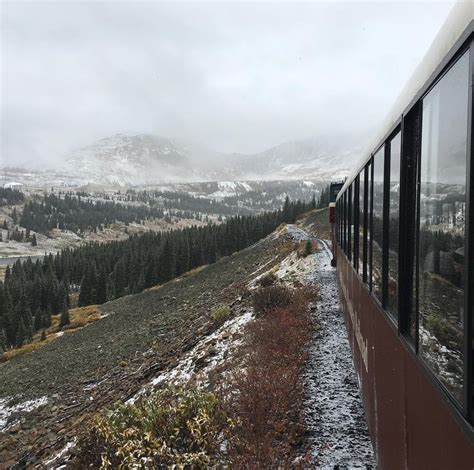 Here's another pic from the #leadville #train on Saturday. The fall colors ride turned into the ...