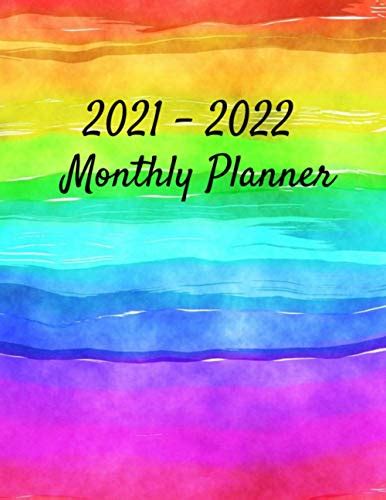 2020 - 2021 Monthly Planner: 24 Month Agenda Planner | Two Year Calendar Planner | January 2021 ...