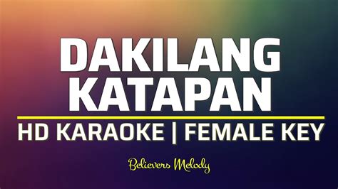 Dakilang Katapatan | KARAOKE - Female Key F Chords - Chordify