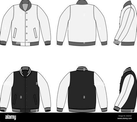 Varsity Jacket Mockup Template