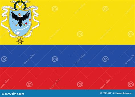 Gran Colombia Or Great Colombia Historical Flag, 1821 - 1830 Vector Illustration | CartoonDealer ...