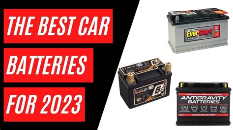 The Best Car Battery for 2023 - YouTube