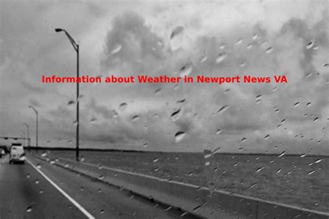 Information about Weather in Newport News VA