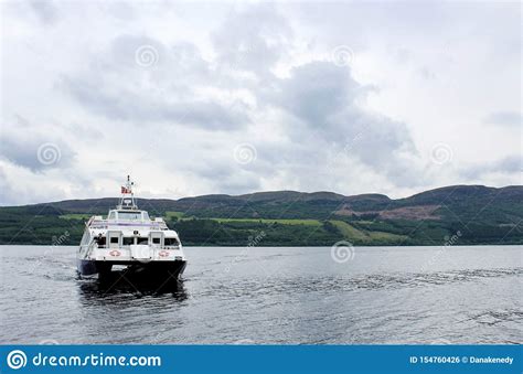 Boat Tour on the Famous Loch Ness in Northern Scotland Editorial Photo ...