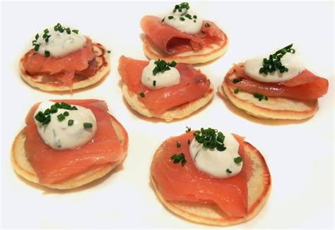 Smoked Salmon Blinis