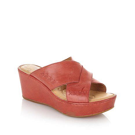 Born® "Thanda" Leather Platform Wedge Sandal at HSN.com | Platform wedge sandals, Wedge sandals ...