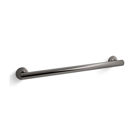 KOHLER Purist 24-in Vibrant Titanium Wall Mount (ADA Compliant) Grab ...