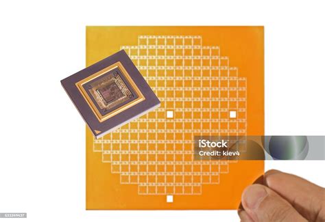 Microprocessors And Chip Mask In Hand Stock Photo - Download Image Now ...