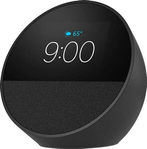 Amazon Echo Spot (2024 release), Smart alarm clock with vibrant sound ...