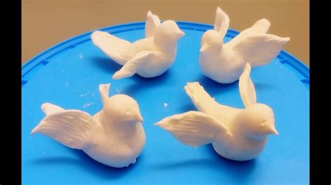 Craft Supplies & Tools Materials Miniatures Miniature dove tiny clay ...