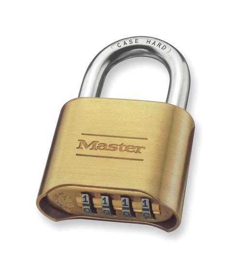 MASTER LOCK Combination Padlock: Scrolling Combo Padlocks, 1 in to 1 1/ ...