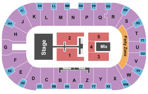 Toyota Center Kennewick Seating Map | Elcho Table