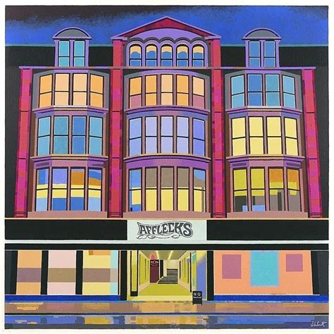 Afflecks Manchester acrylic painting | Manchester art, Art, Acrylic painting