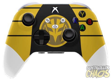 Custom XBOX Series X Controller - Morphin Time White - Controller Chaos