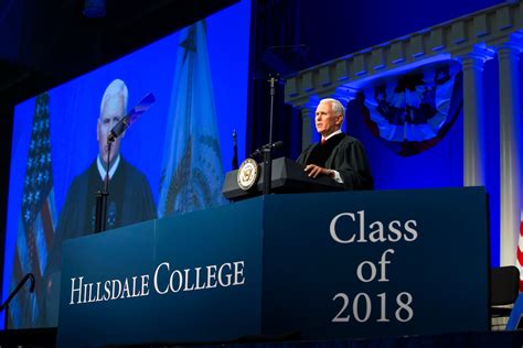 Mike Pence's Commencement Address at Hillsdale College