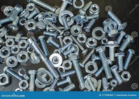 Car Fasteners of Various Sizes for Repair, Bolts and Nuts Stock Photo - Image of repair ...