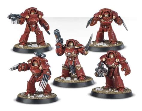 Warhammer 40k/Horus Heresy Cataphractii Terminator Squad 5 models - matagrande.al.gov.br