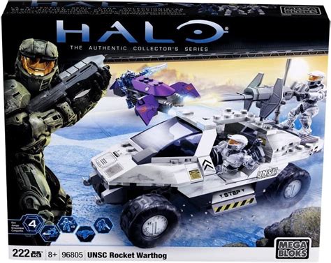 Halo Mega Bloks (96805u) UNSC Warthog (colours and styles may vary ...