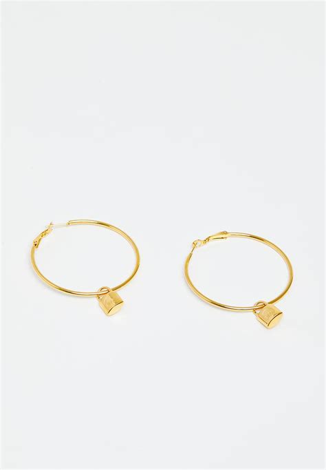 Unlocked hoops - gold ERA by DJ Zinhle Jewellery | Superbalist.com