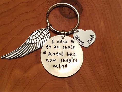 Memorial keychain personalized