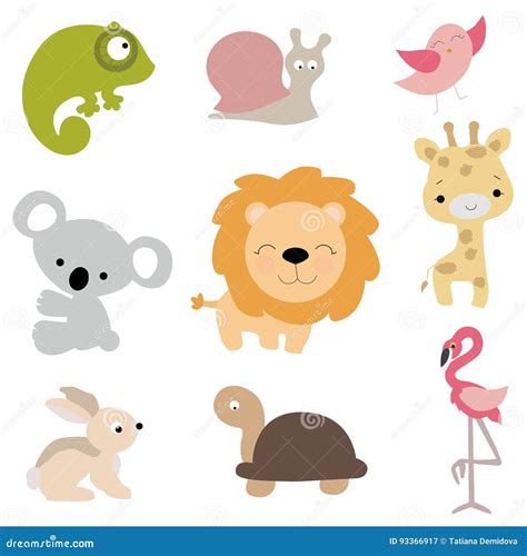 Baby Animals Nursery Isolated Seamless Pattern. Watercolor Boho ...